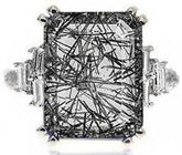 Sterling Silver Semi Mount Ring Setting Emerald OCT 16X12mm - Syzjewelry